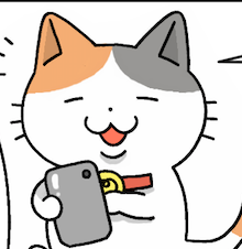 電気？な猫の日常　その１　「猫とスマホ」